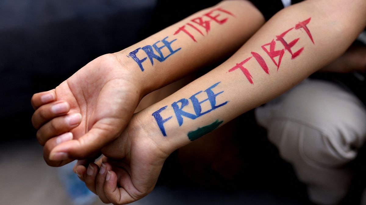 Tibetští uprchlíci demonstrovali v Dillí před začátkem summitu G20